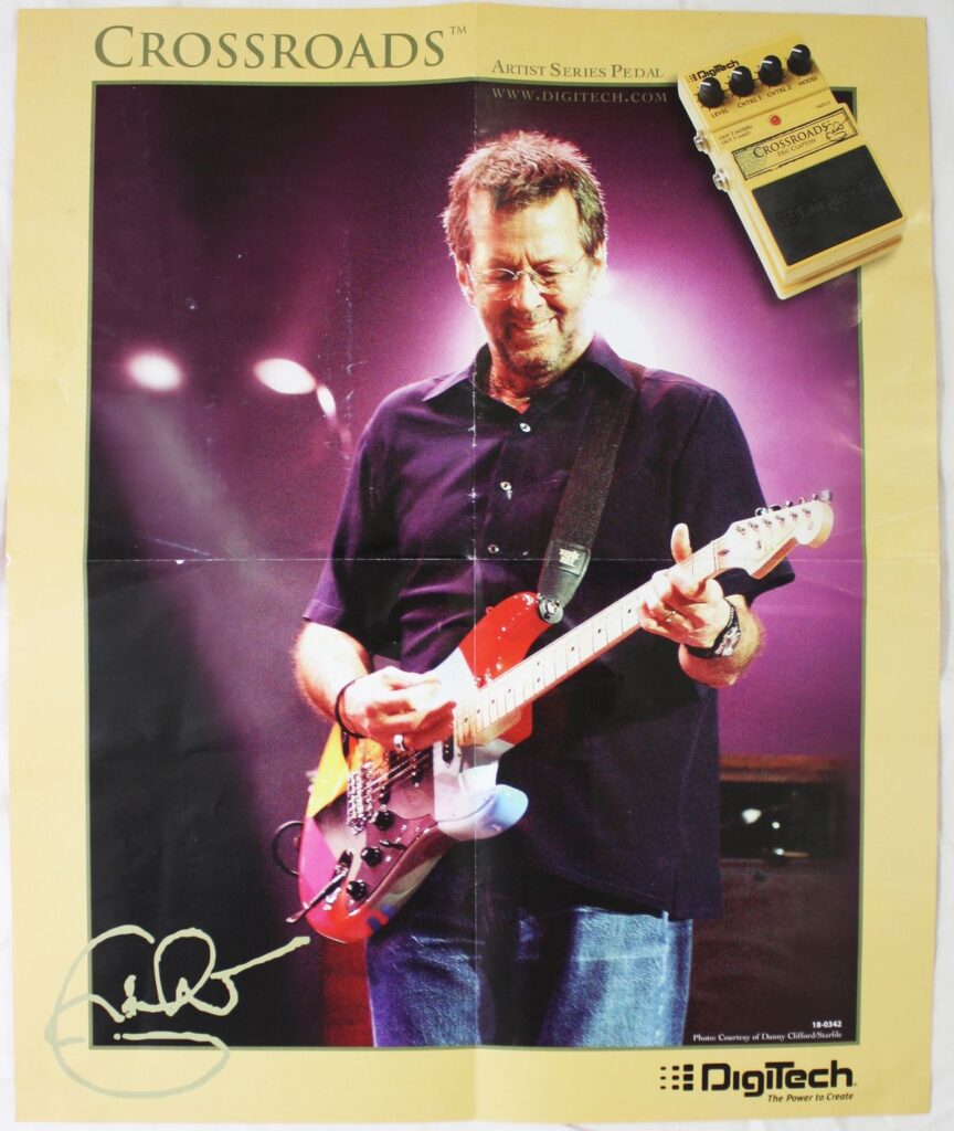 Vintage Digitech Eric Clapton Crossroads Guitar Pedal Ad