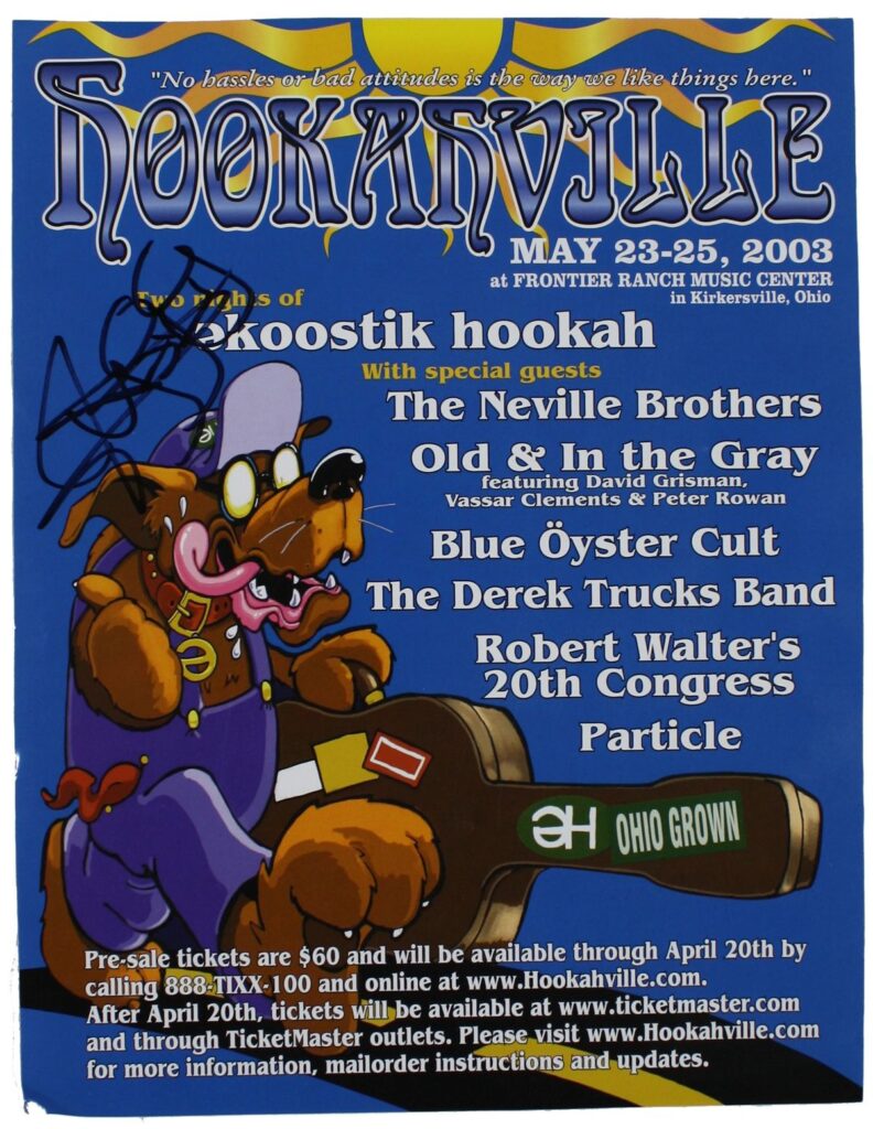 Ekoostik Hookah Hookahville 2003 (Autographed by Johnny "Starcat" Polansky)
