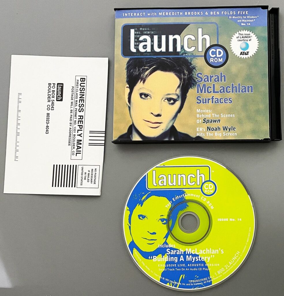 Launch CD Rom Issue No 14 Sarah McLachlan Feature