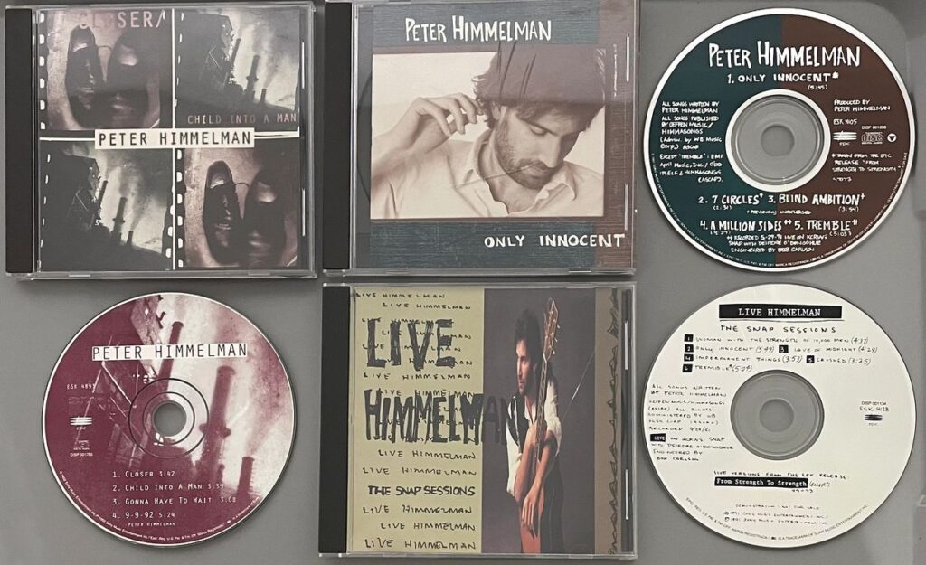 Peter Himmelman Promo CDs (3 Pack) Child into a Man, Only Innocent, Live Himmelman