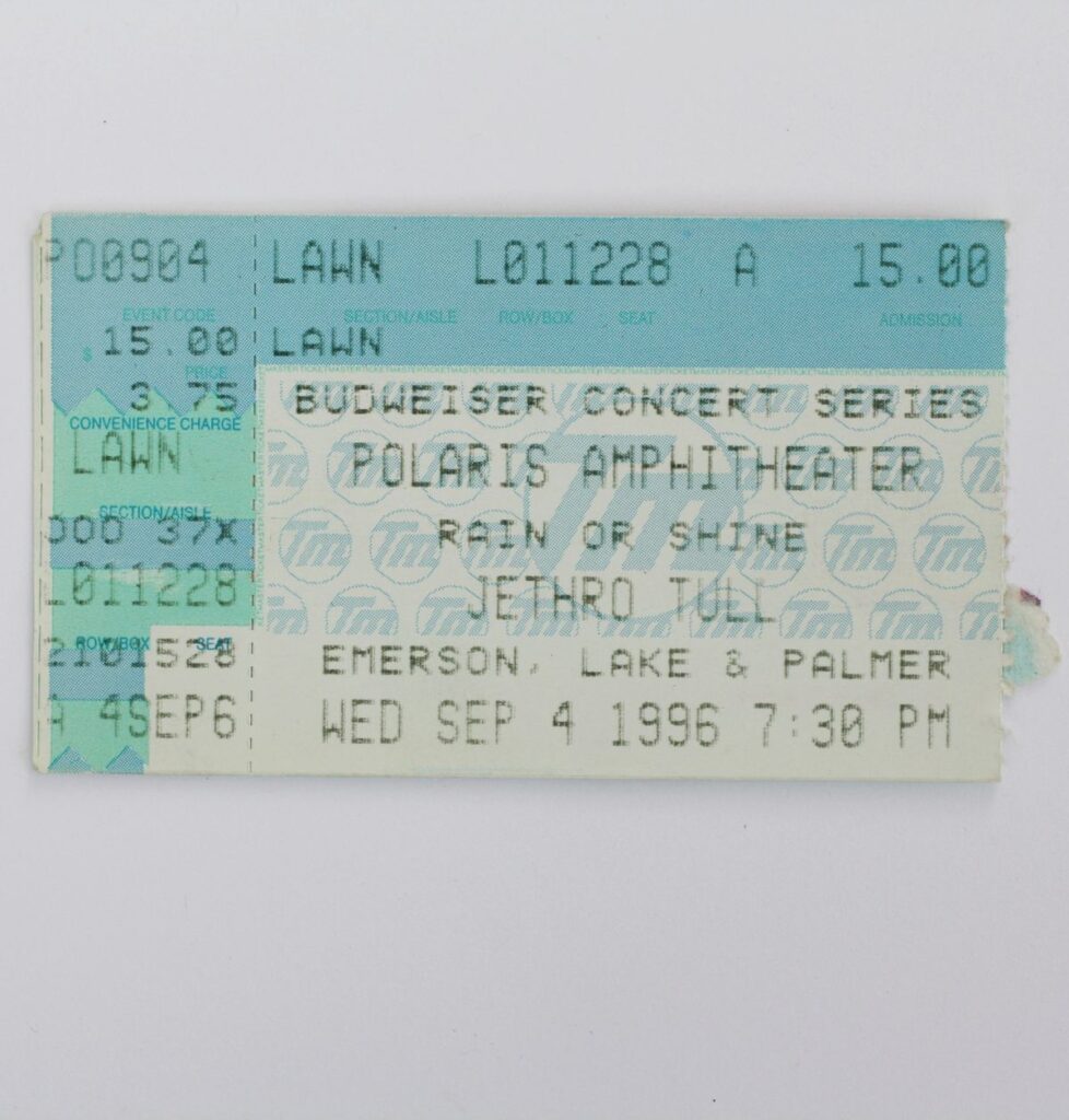 Jethro Tull w/ Emerson Lake and Palmer 9-4-96 Polaris Amphitheater, Columbus, OH