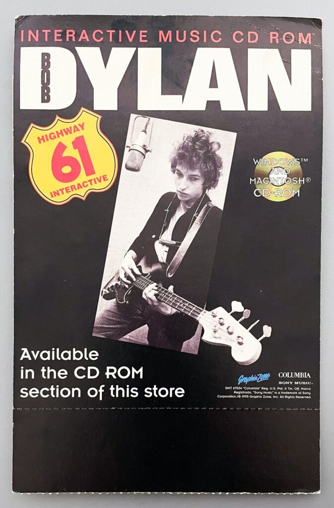 Bob Dylan Highway 61 Interactive Cardboard Display