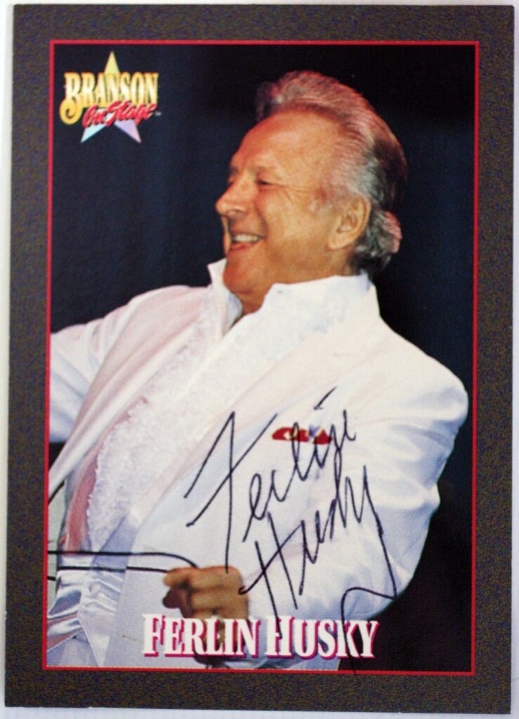 Ferlin Husky Autographed Trading Card
