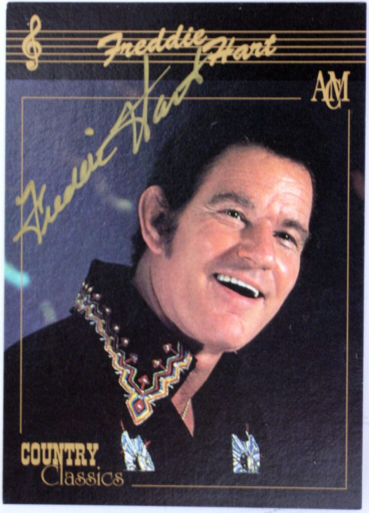 Freddie Hart Autographed Trading Card