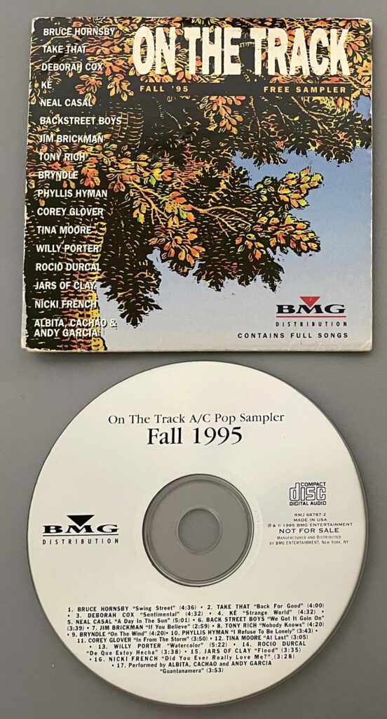 BMG Fall 1995 On the Track AC Pop Sampler