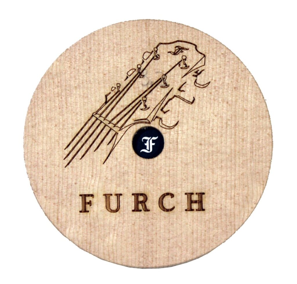 Furch Wood foldout Drink Coaster - NAMM 2020