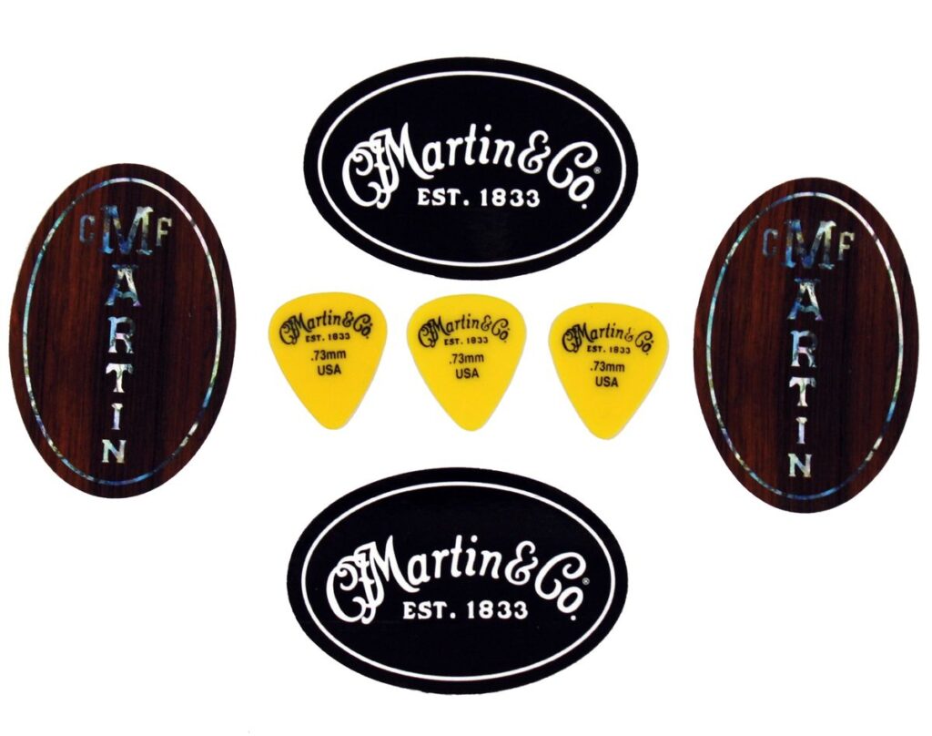 Martin & Co. Stickers and Pick Pack - NAMM 2020