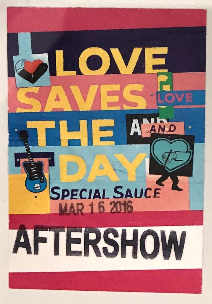 G Love & Special Sauce Aftershow 3-16-16 Backstage Pass