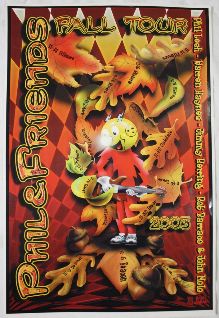 Phil and Friends Fall Tour 2003 (Autographed by Craig McCudden AKA Tape Cat)