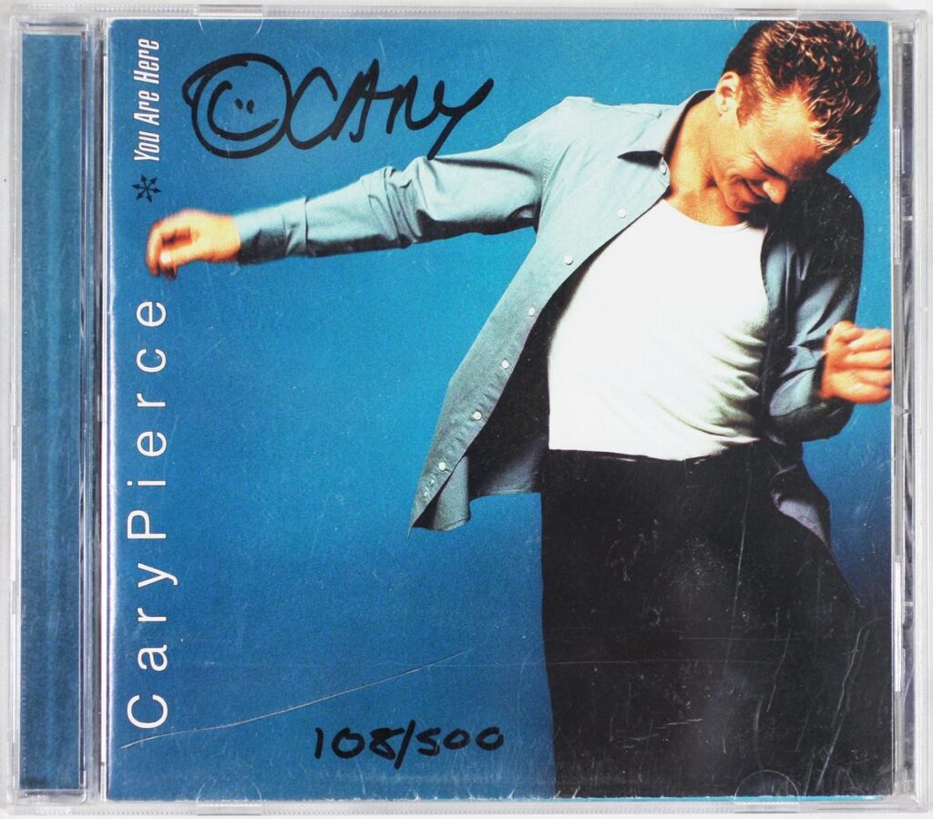 Cary Pierce You Are Here 108/500 Autographed