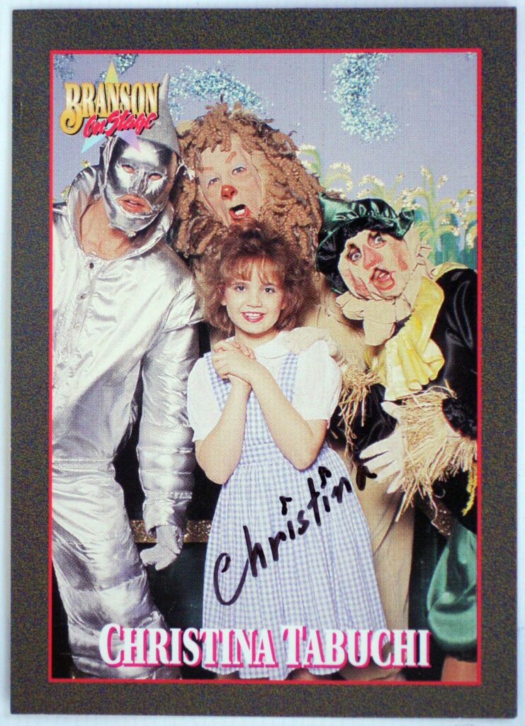 Christina Tabuchi Autographed Trading Card