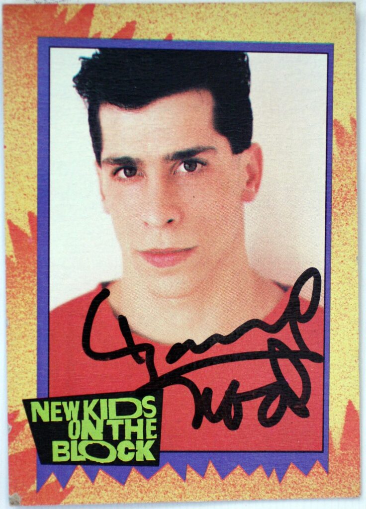 Danny Wood New Kids on the Block Autographed Trading Card