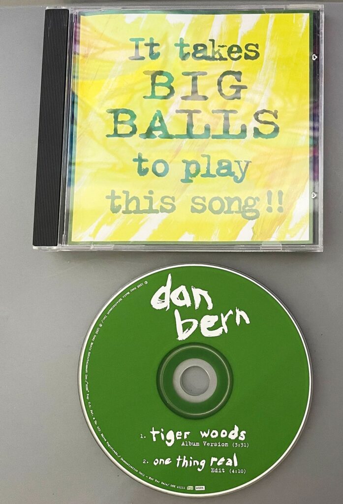 Dan Bern Tiger Woods Promo CD