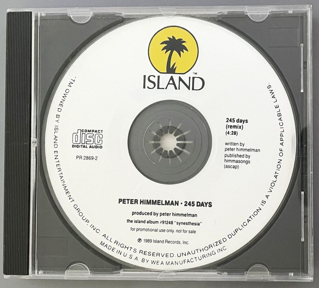 Peter Himmelman 245 Days Single Promo