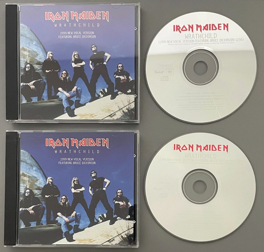 Iron Maiden Wrathchild Promotional CD (2 Pack)