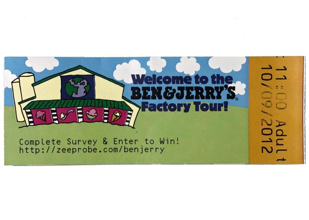 Ben and Jerry's Factory Tour 10-9-12 Burlington, VT