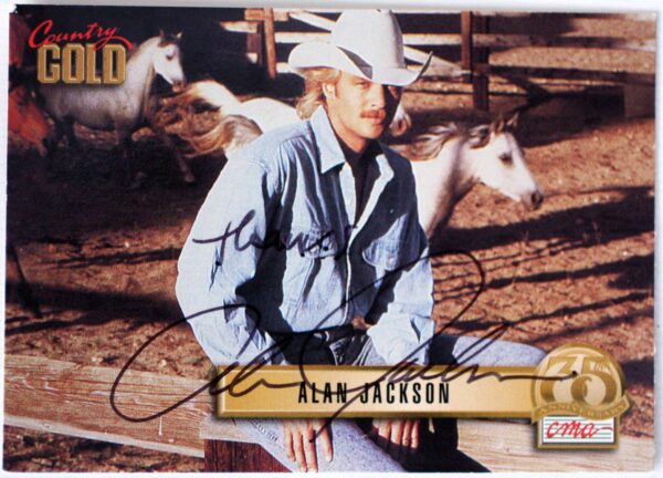 Alan Jackson Autographed Trading Card