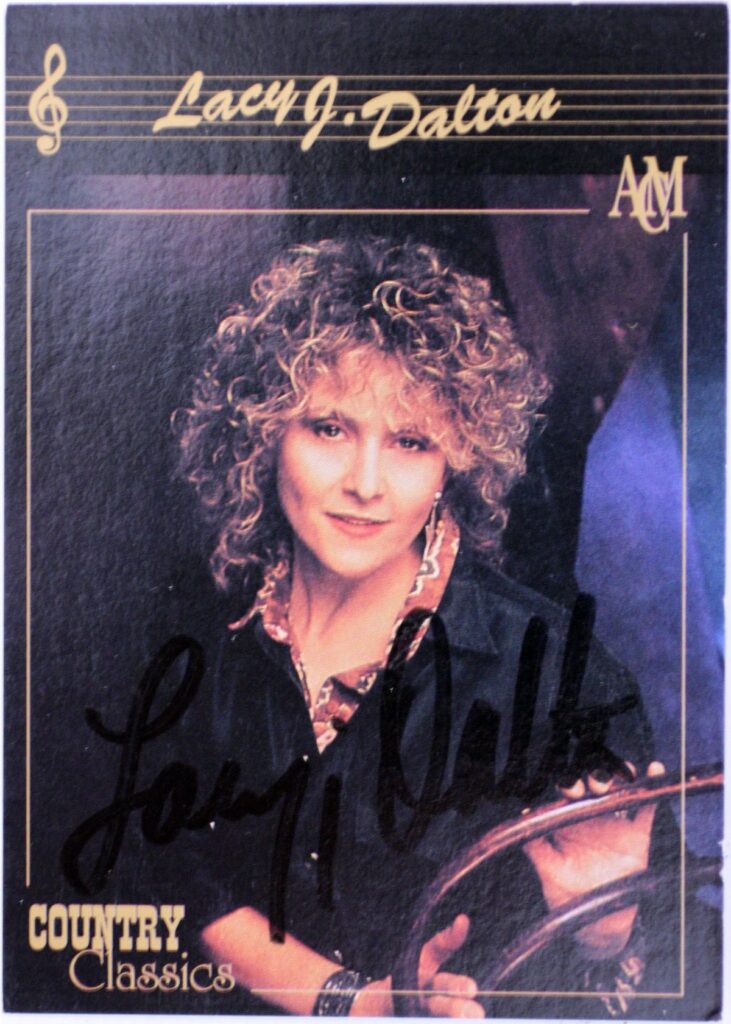 Lacy J Dalton Autographed Trading Card