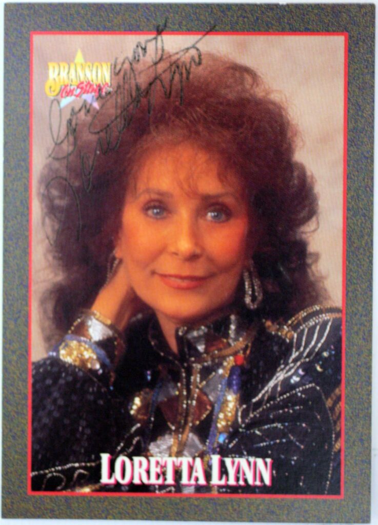 Loretta Lynn Autographed Trading Card