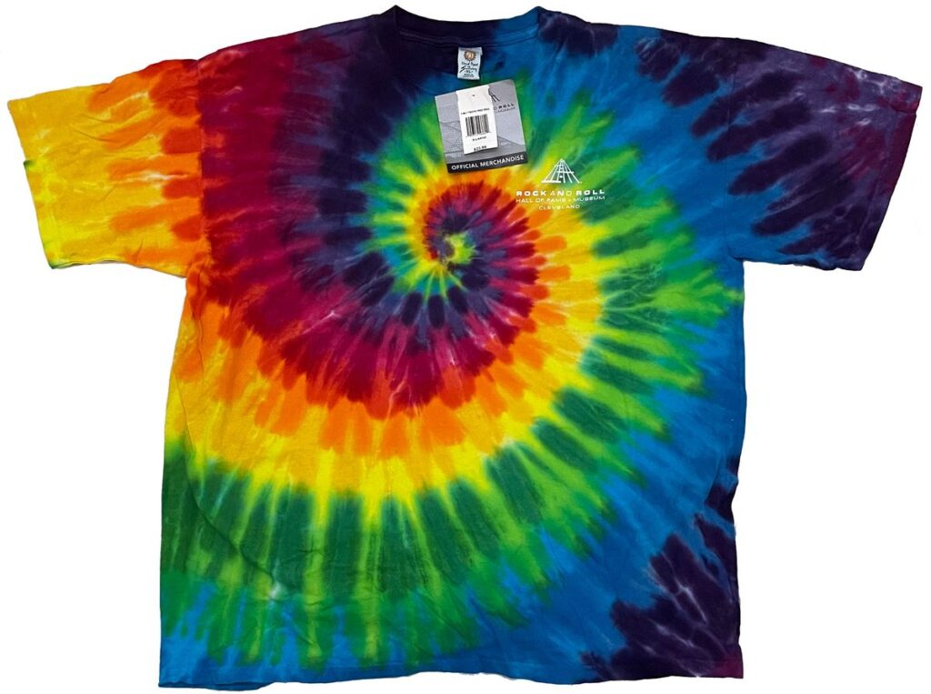 Rock & Roll Hall of Fame Cleveland, OH Tie Dye T-Shirt (Size XL)
