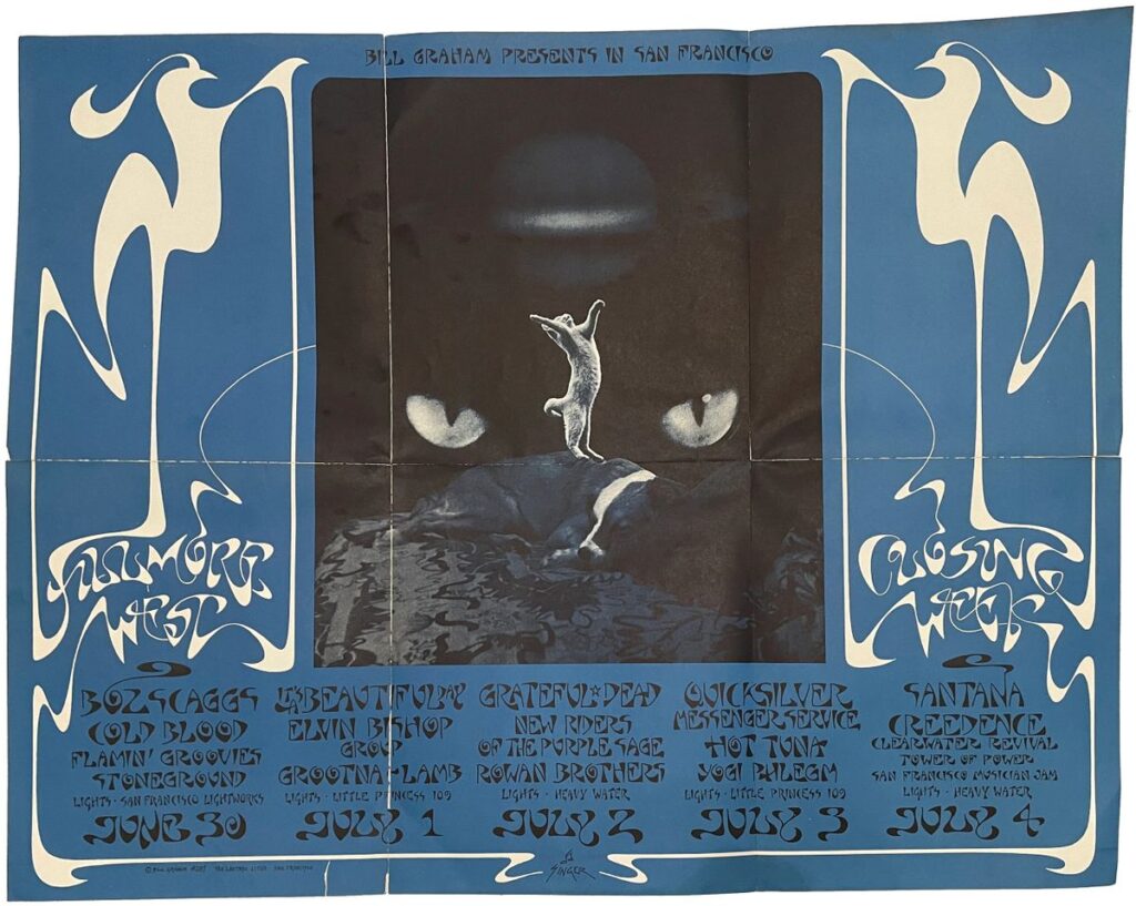 Bill Graham Presents in San Francisco Music Festival #287 Poster 26x 21