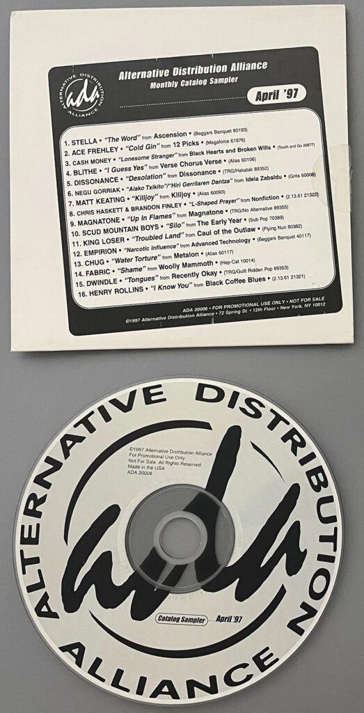 Alternative Distribution Alliance April 1997 Monthly Catalog Sampler