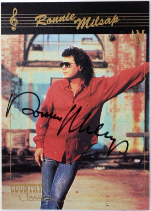 Ronnie Milsap Autographed Trading Card #3