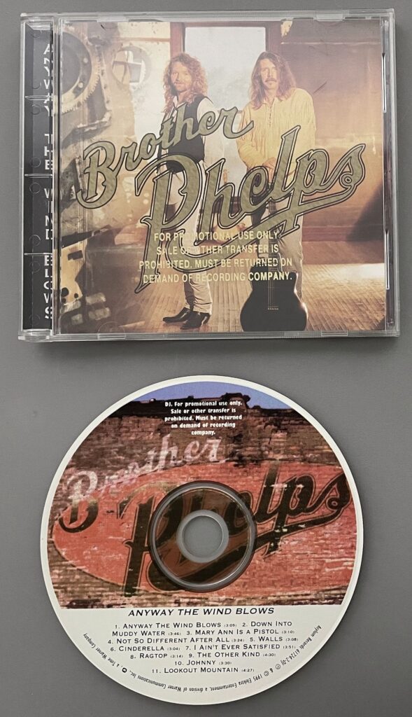 Brother Phelps Record Label Gold Stamp CD