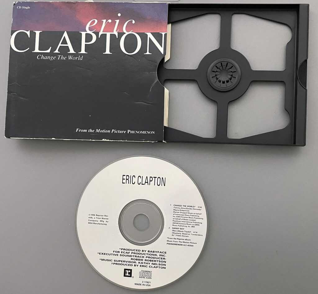 Eric Clapton Change the World Single CD