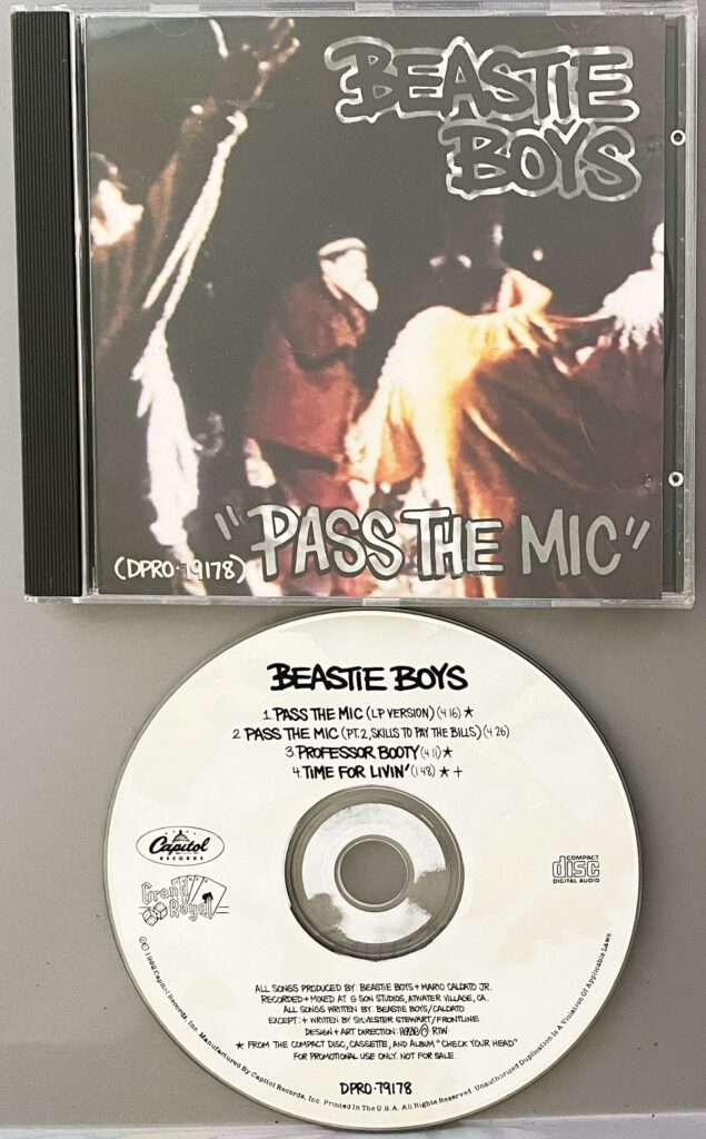 Beastie Boys Pass the Mic Single