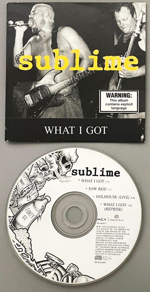 Sublime What I Got Promo CD