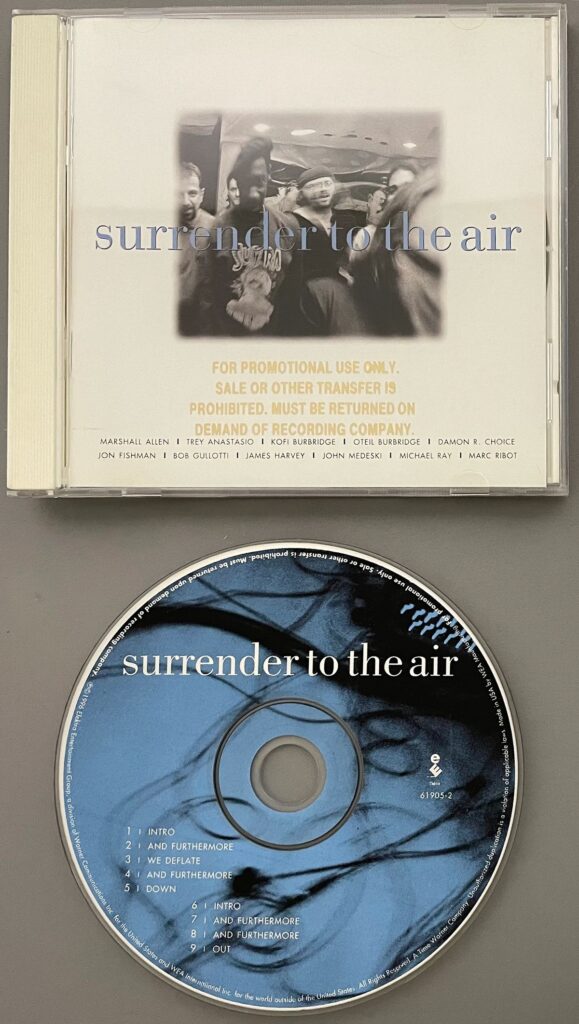 Surrender to the Air Record Label Gold Stamp Promo