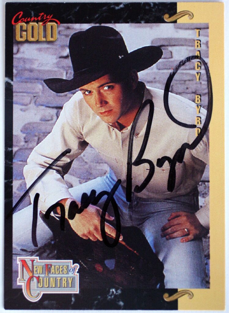 Tracy Byrd Autographed Trading Card