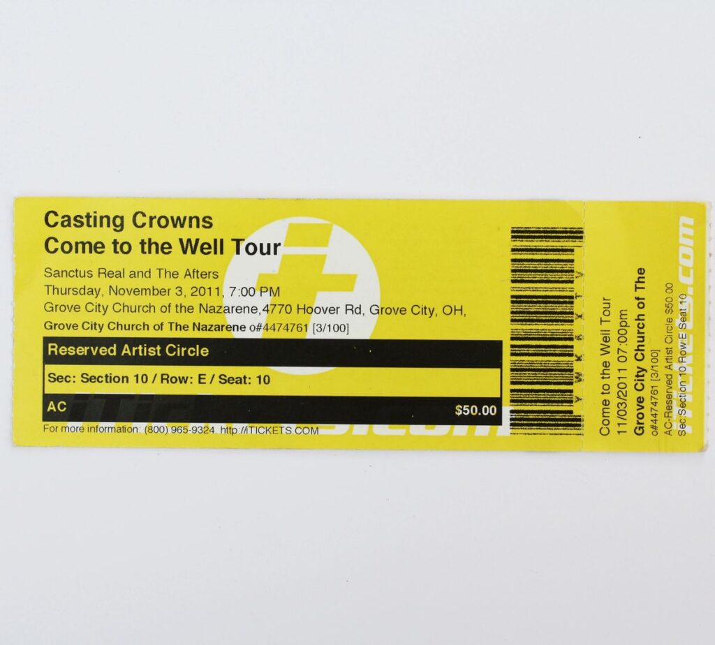 Casting Crowns 11-3-11 Church of the Nazarene, Grove City, OH