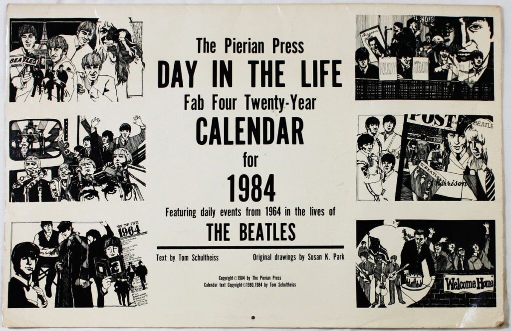 Beatles 1984 Calendar (Unused)