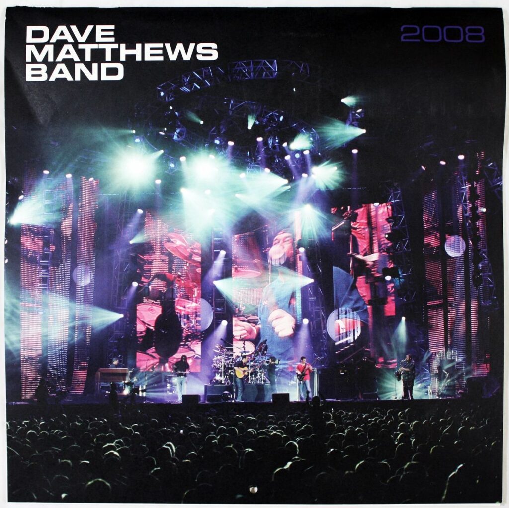 Dave Matthews Band 2008 Calendar (Unused)