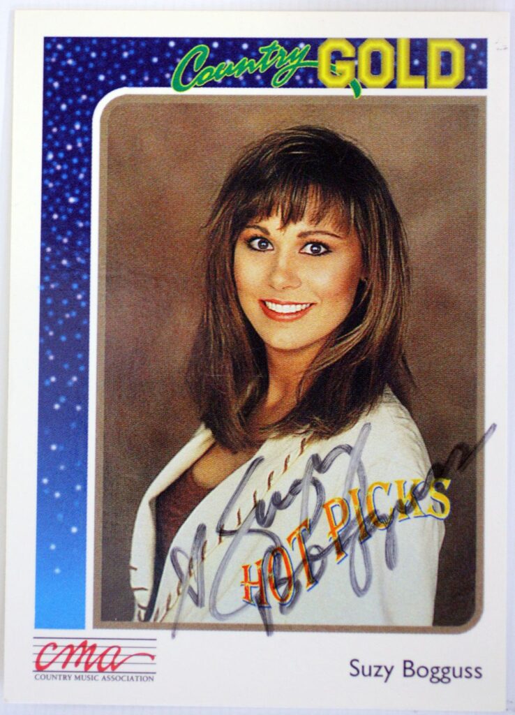 Suzy Bogguss Autographed Trading Card