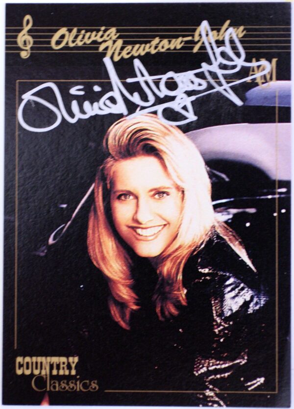 Olivia Newton John Autographed Trading Card