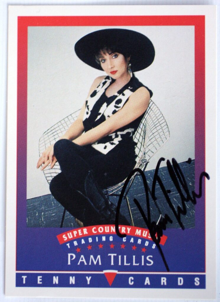Pam Tillis Autographed Trading Card