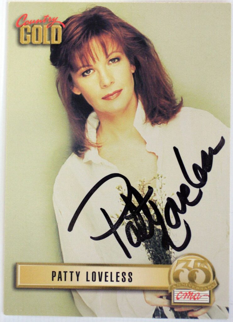Patty Loveless Autographed Trading Card