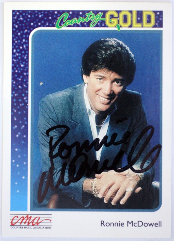 Ronnie McDowell Autographed Trading Card