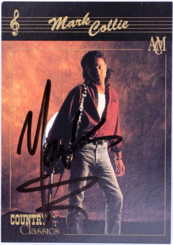 Mark Collie Autographed Trading Card