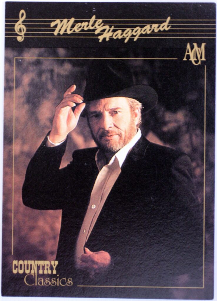 Merle Haggard Autographed Trading Card #2
