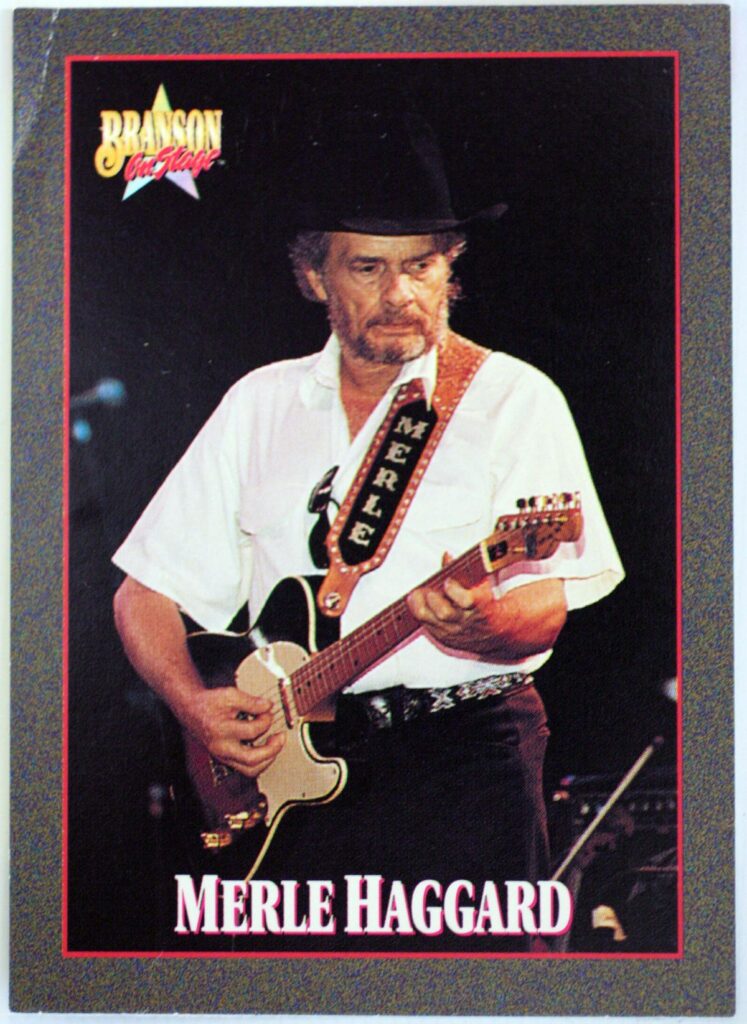 Merle Haggard Autographed Trading Card #3