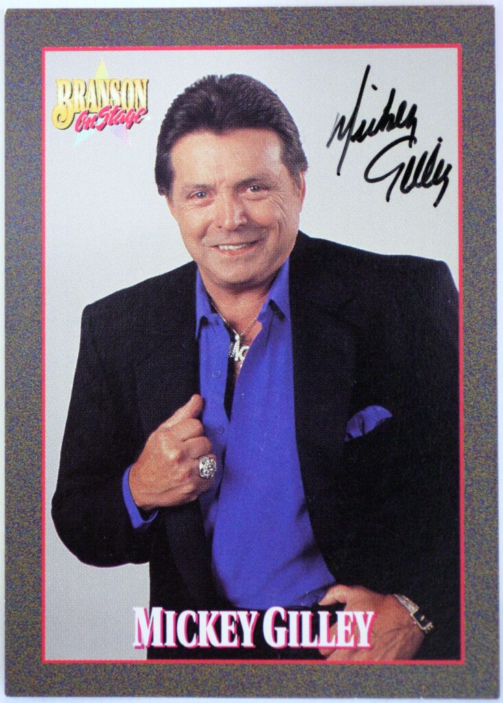 Mickey Gilley Autographed Trading Card