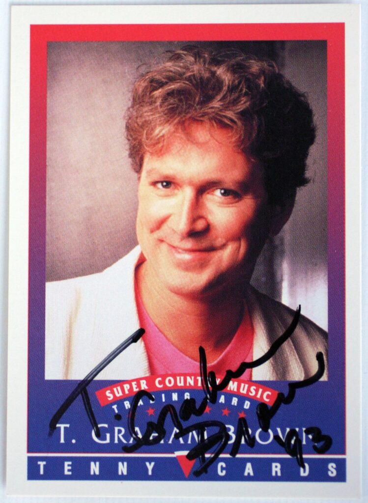 T Graham Brown Autographed Trading Card