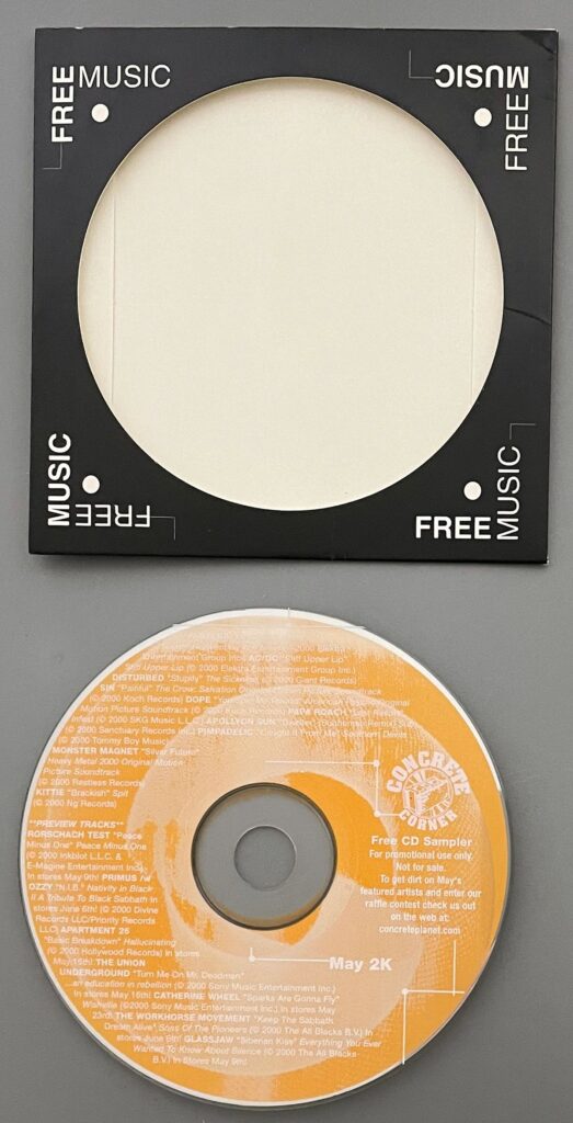 The Corner May 2000 Promo CD