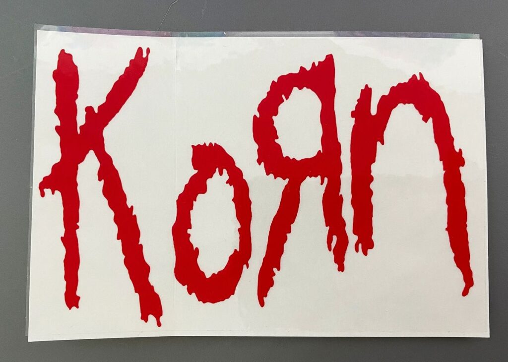 Korn Promotional Sticker (Late '90s)