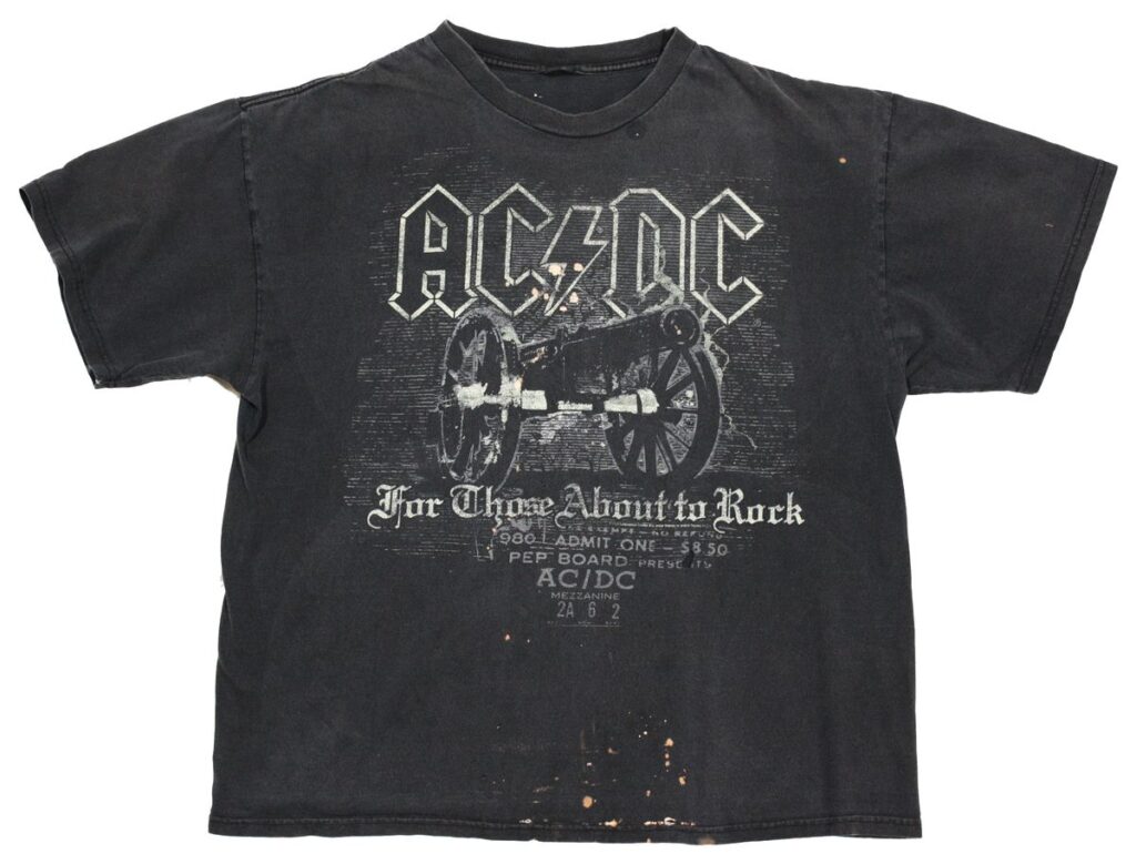 Vintage ACDC For Those About to Rock T-shirt (Size L)
