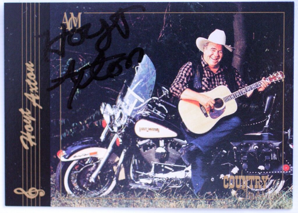 Hoyt Axton Autographed Trading Card